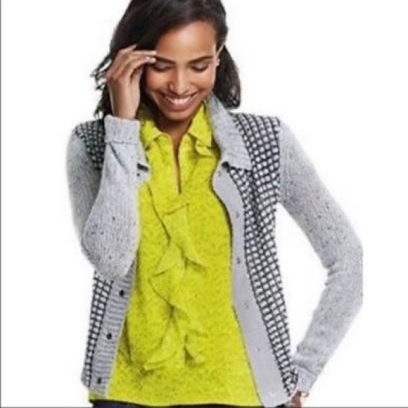 Cabi ruffle front chartreuse yellow green career wear tank small reign blouse - Picture 1 of 9